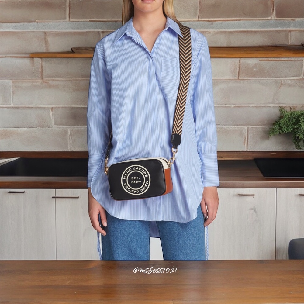 Marc Jacobs Flash Leather Camera Crossbody + Colorblock Cardholder Wallet NWT - Picture 8 of 8